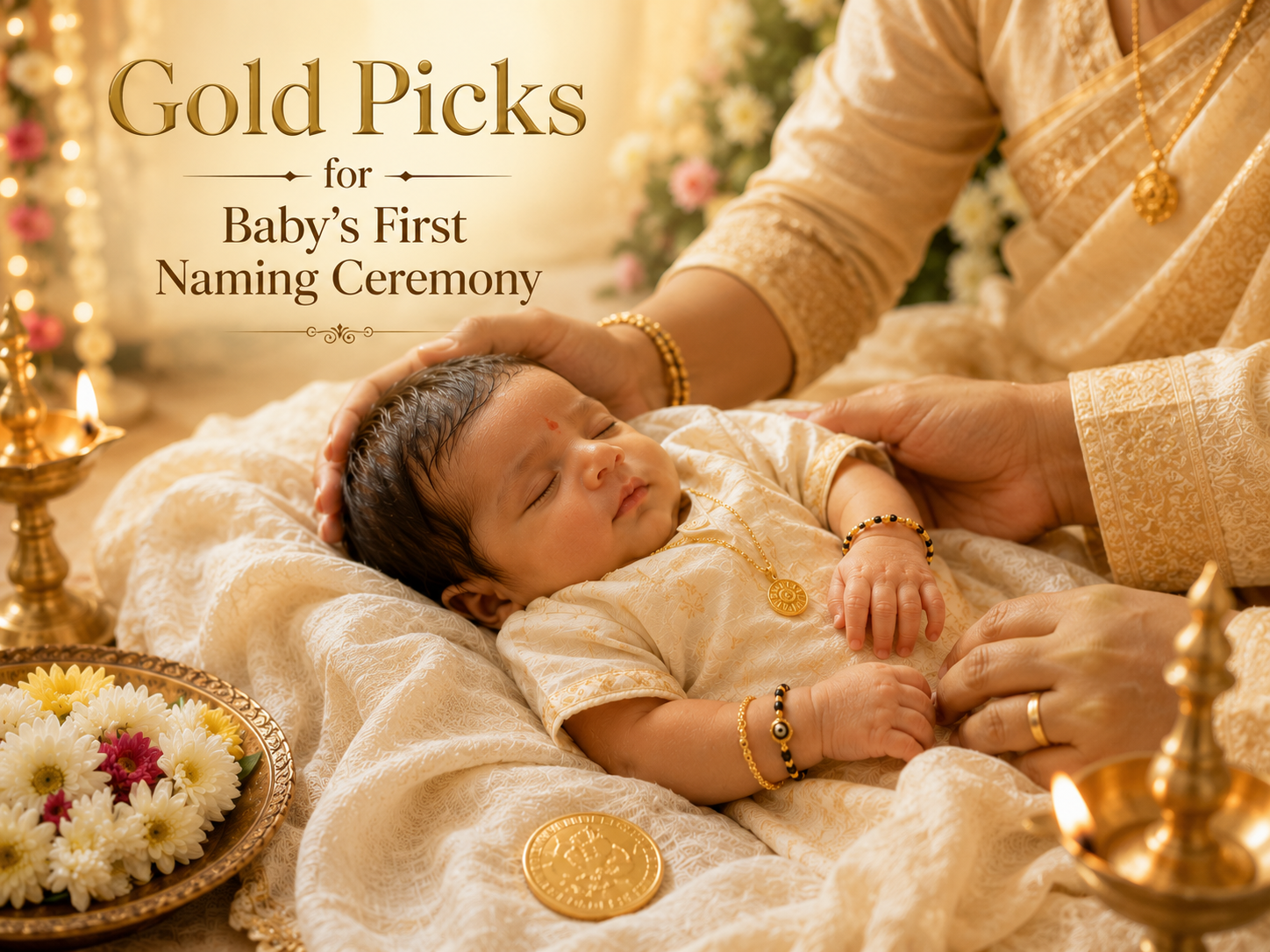 Gold Picks for Baby's First Naming Ceremony