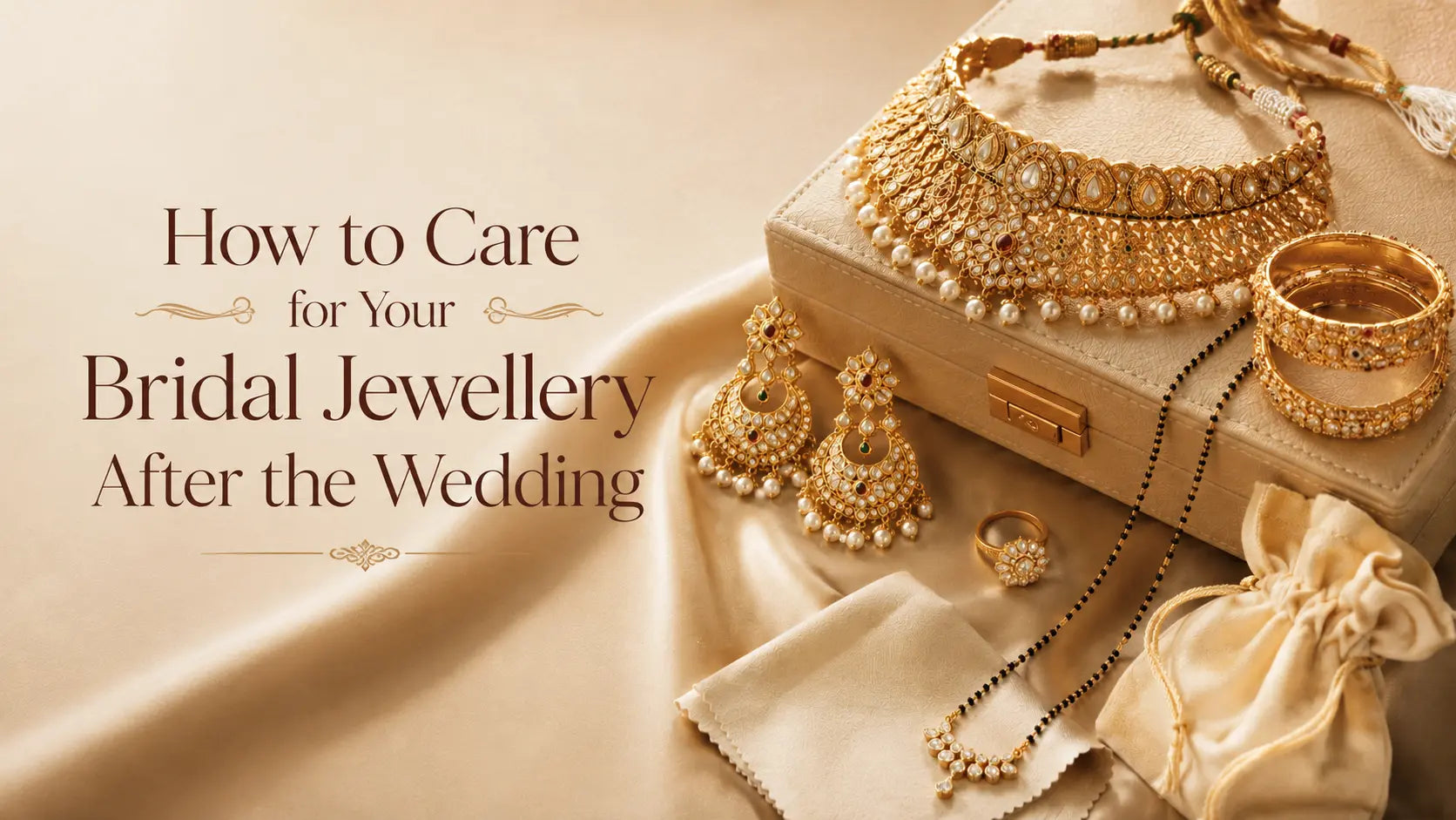 How to Care for Your Bridal Jewellery After the Wedding