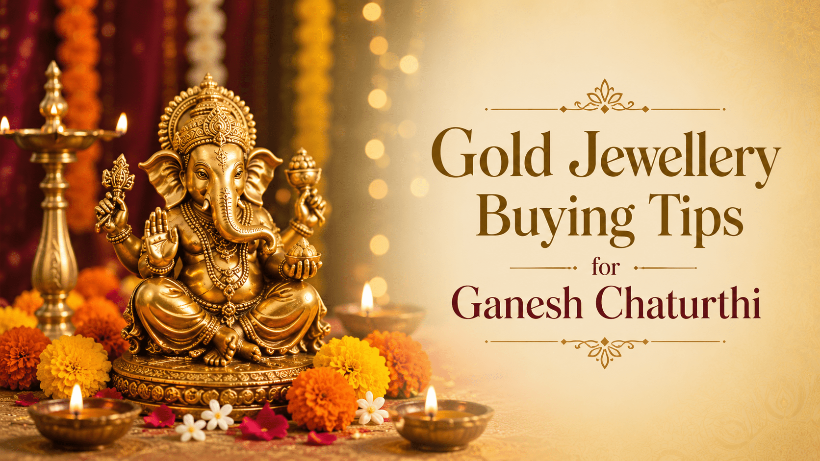 Gold Jewellery Buying Tips for Ganesh Chaturthi - D KHUSHALBHAI JEWELLERS