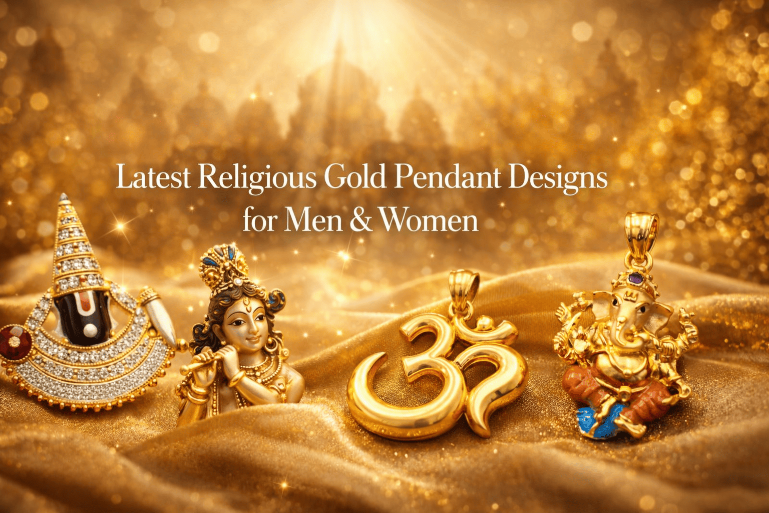 Latest Religious Gold Pendant Designs for Men & Women - D KHUSHALBHAI JEWELLERS
