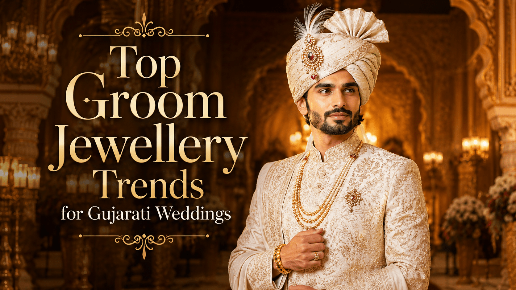 Top Groom Jewellery Trends for Gujarati Weddings - D KHUSHALBHAI JEWELLERS
