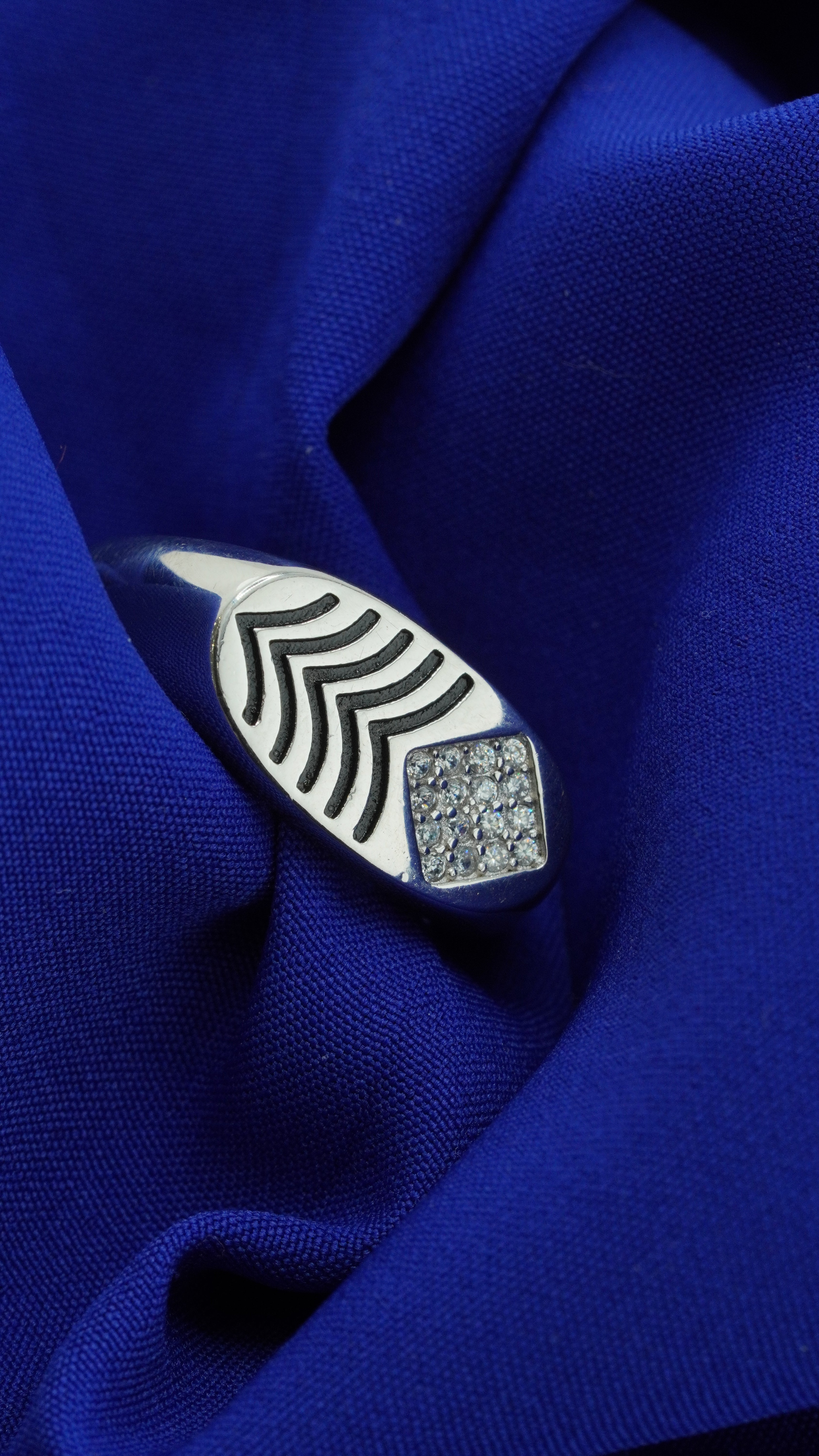 Silver Wave Ring