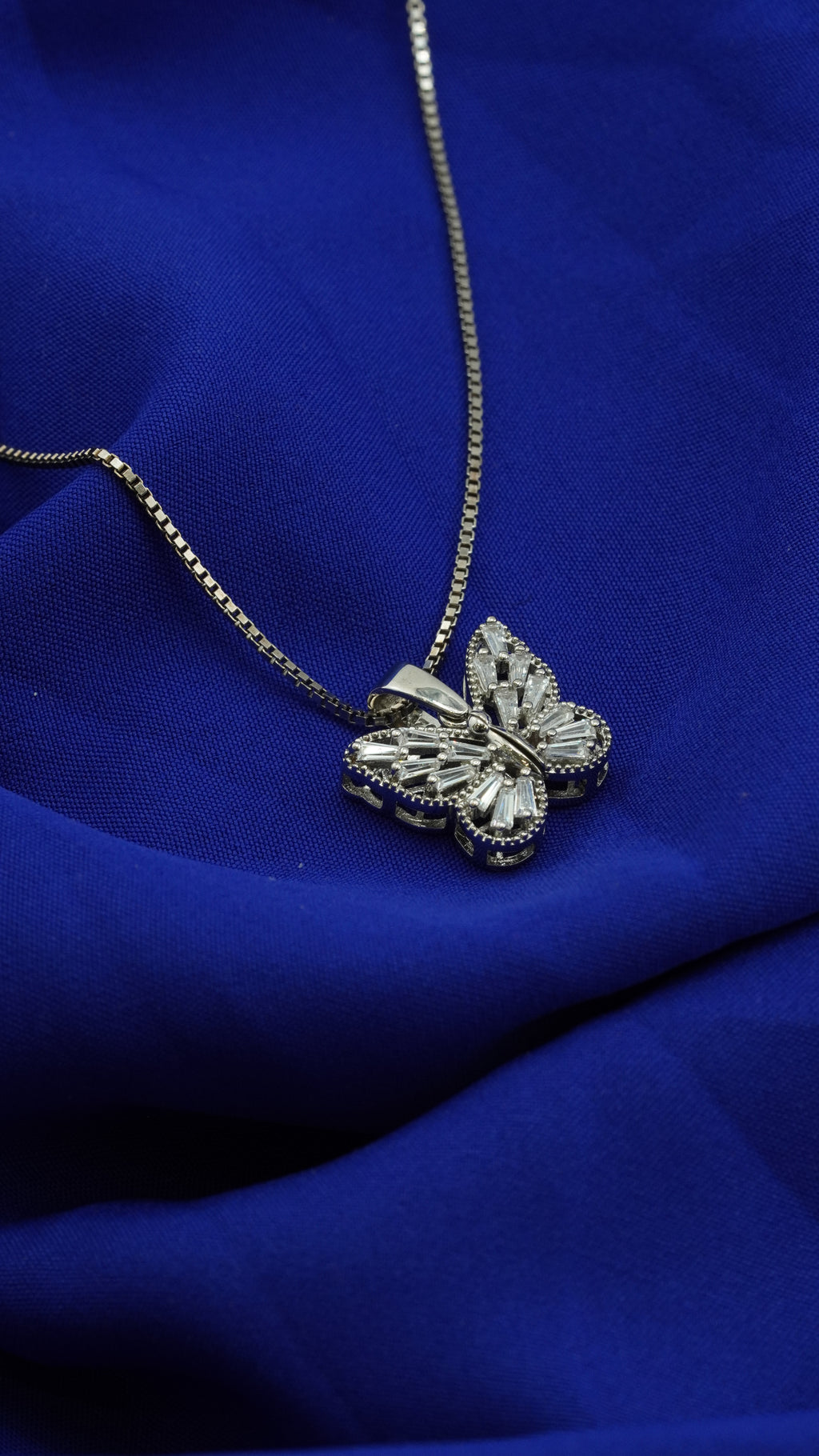 Crystal Butterfly Pendant