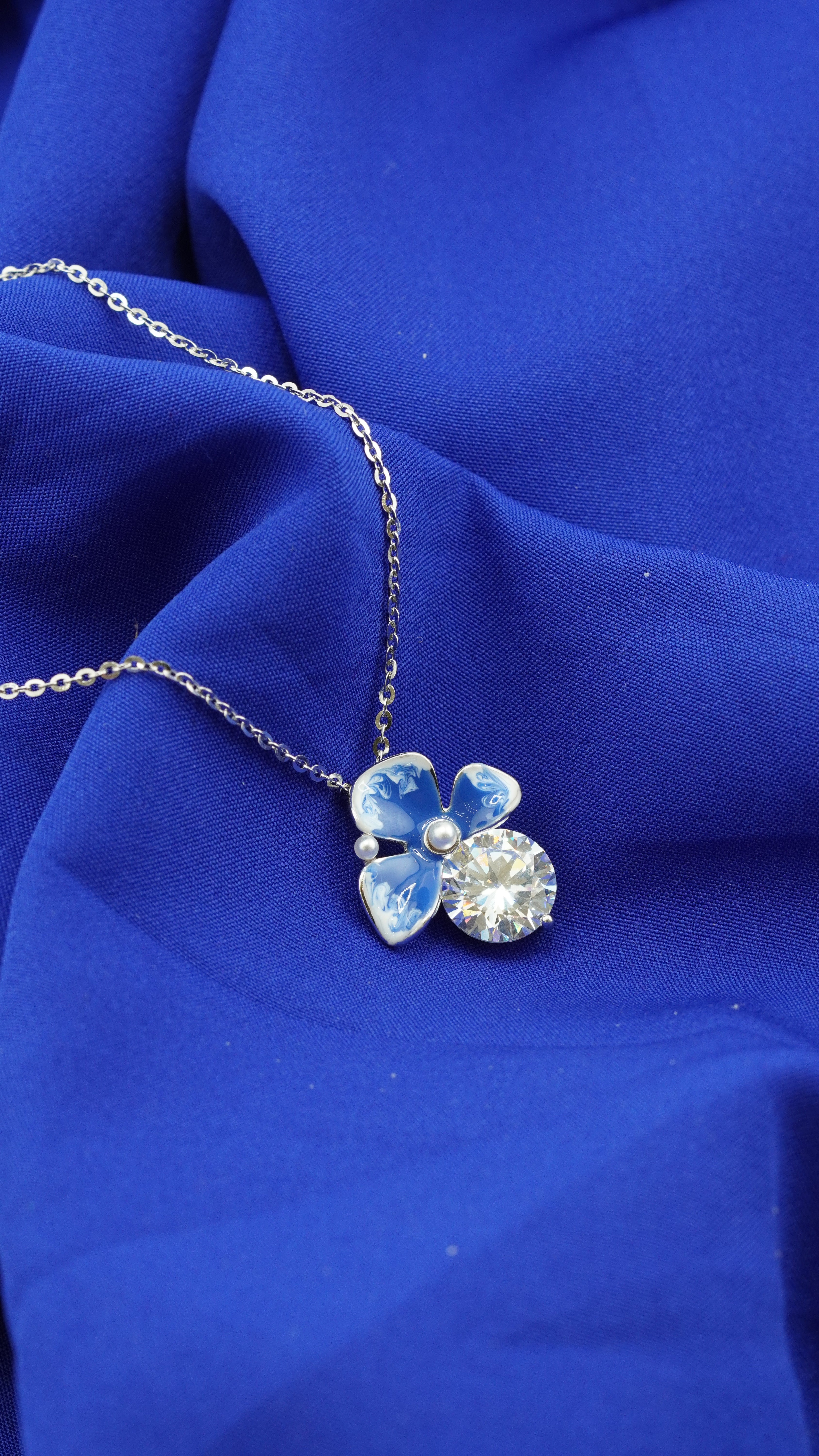 Blue Blossom Pendant