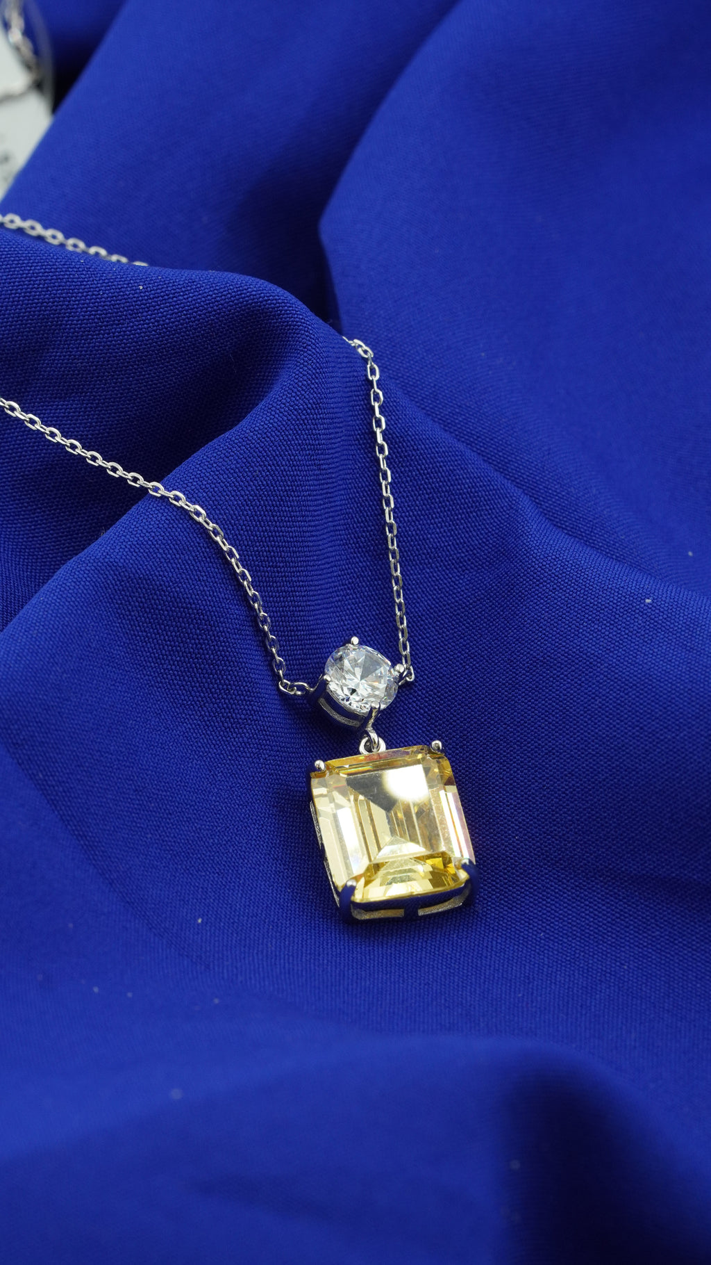 Citrine Crown Necklace