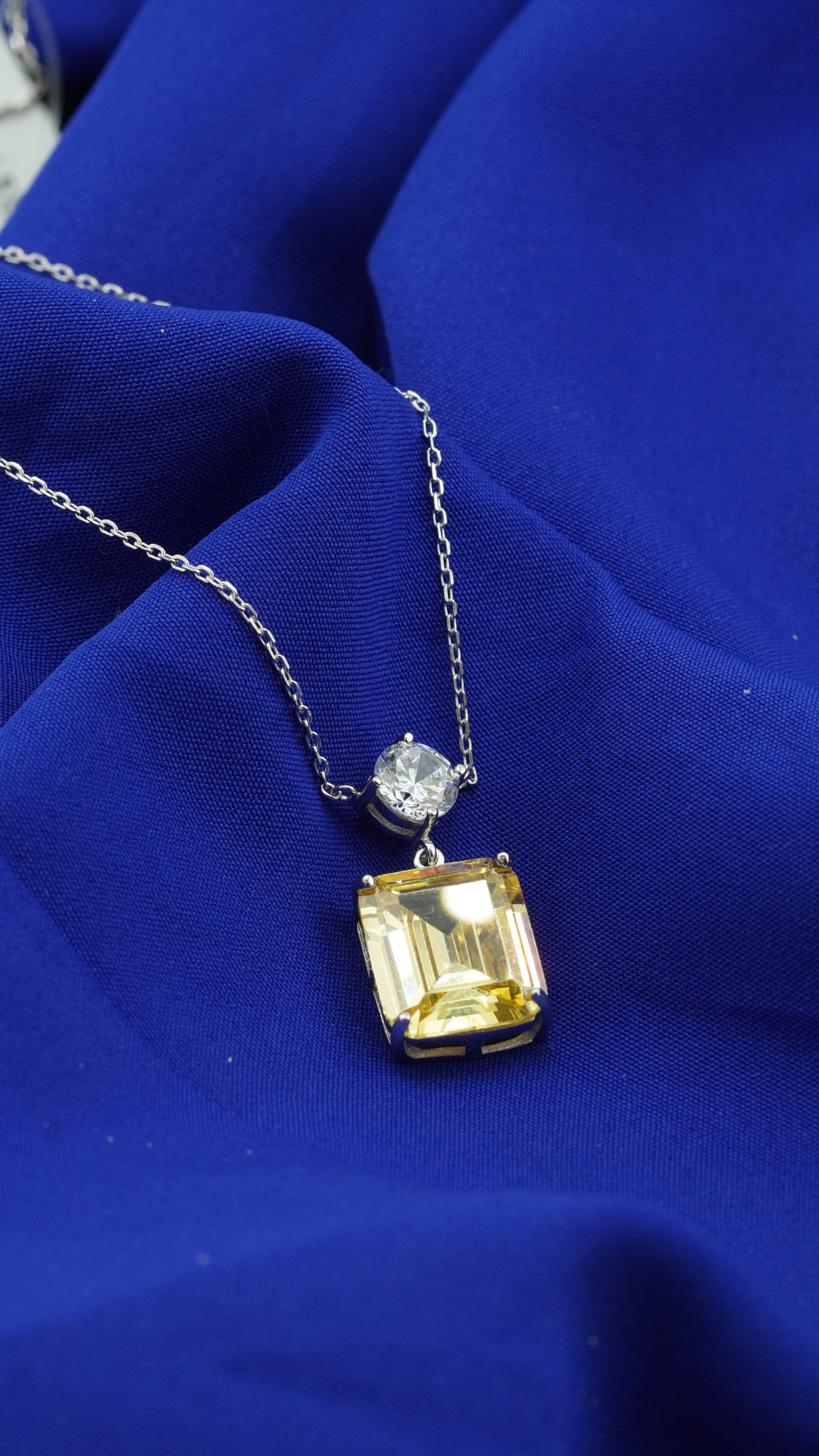 Citrine Crown Necklace
