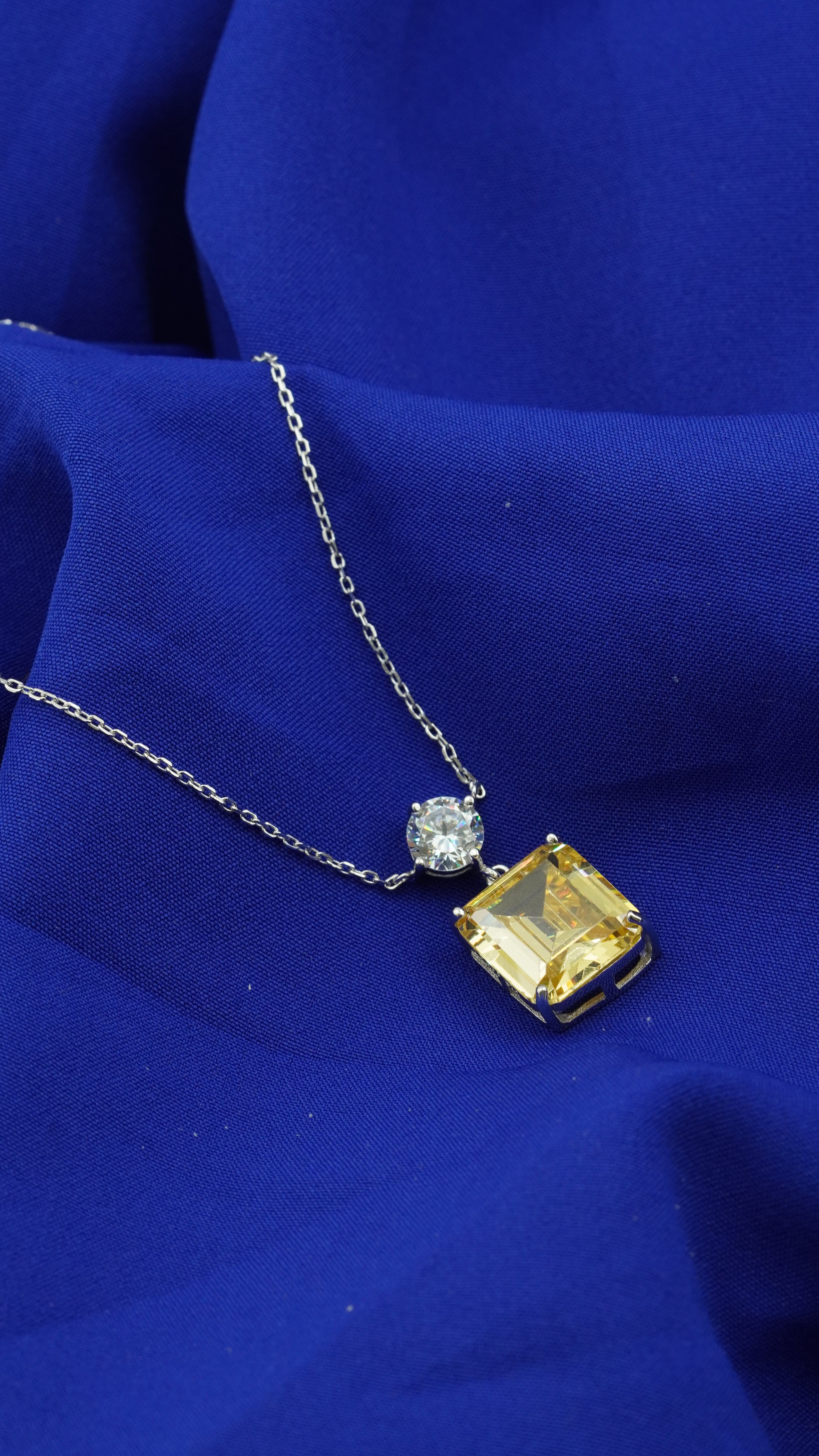 Citrine Crown Necklace