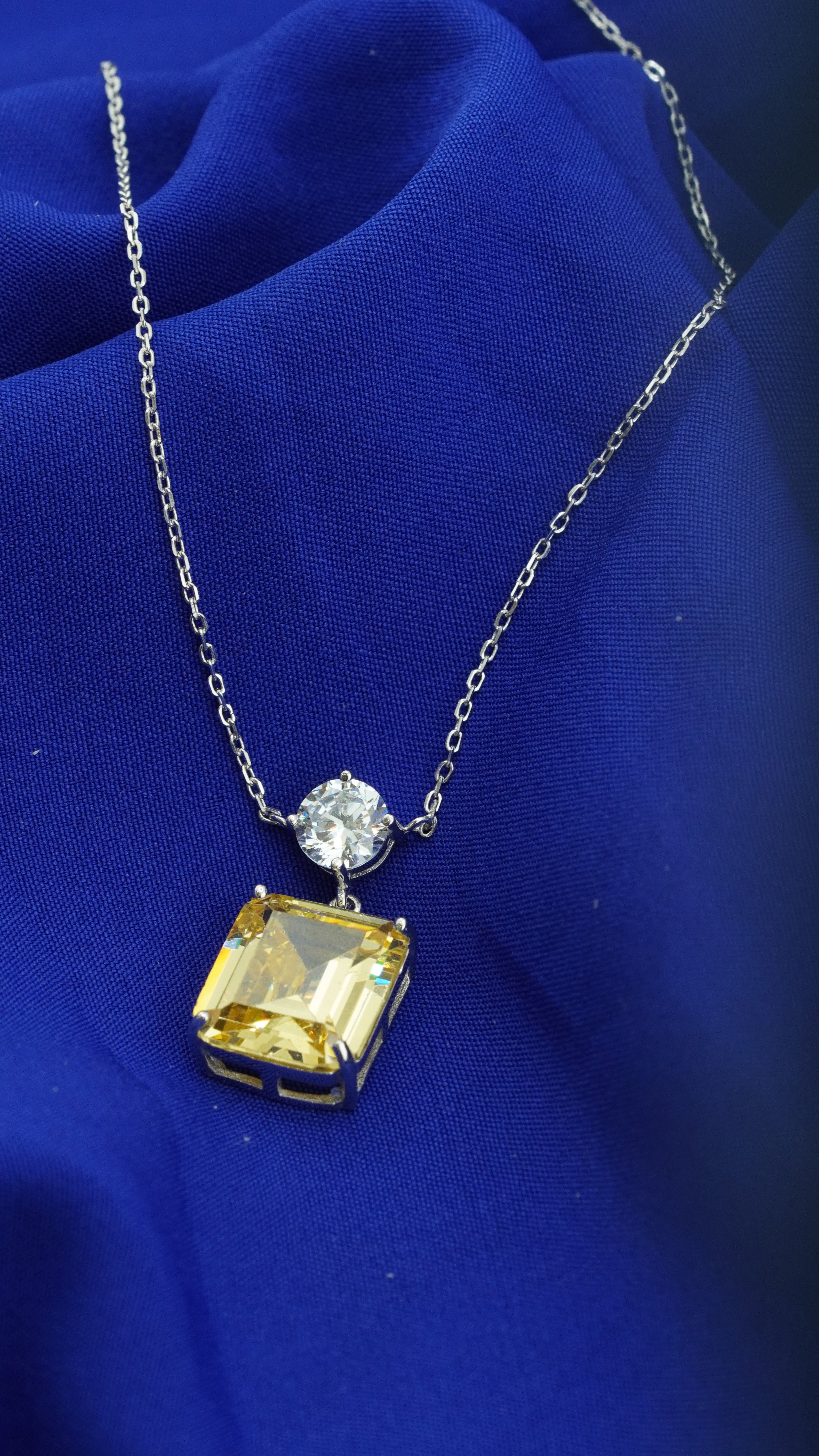 Citrine Crown Necklace