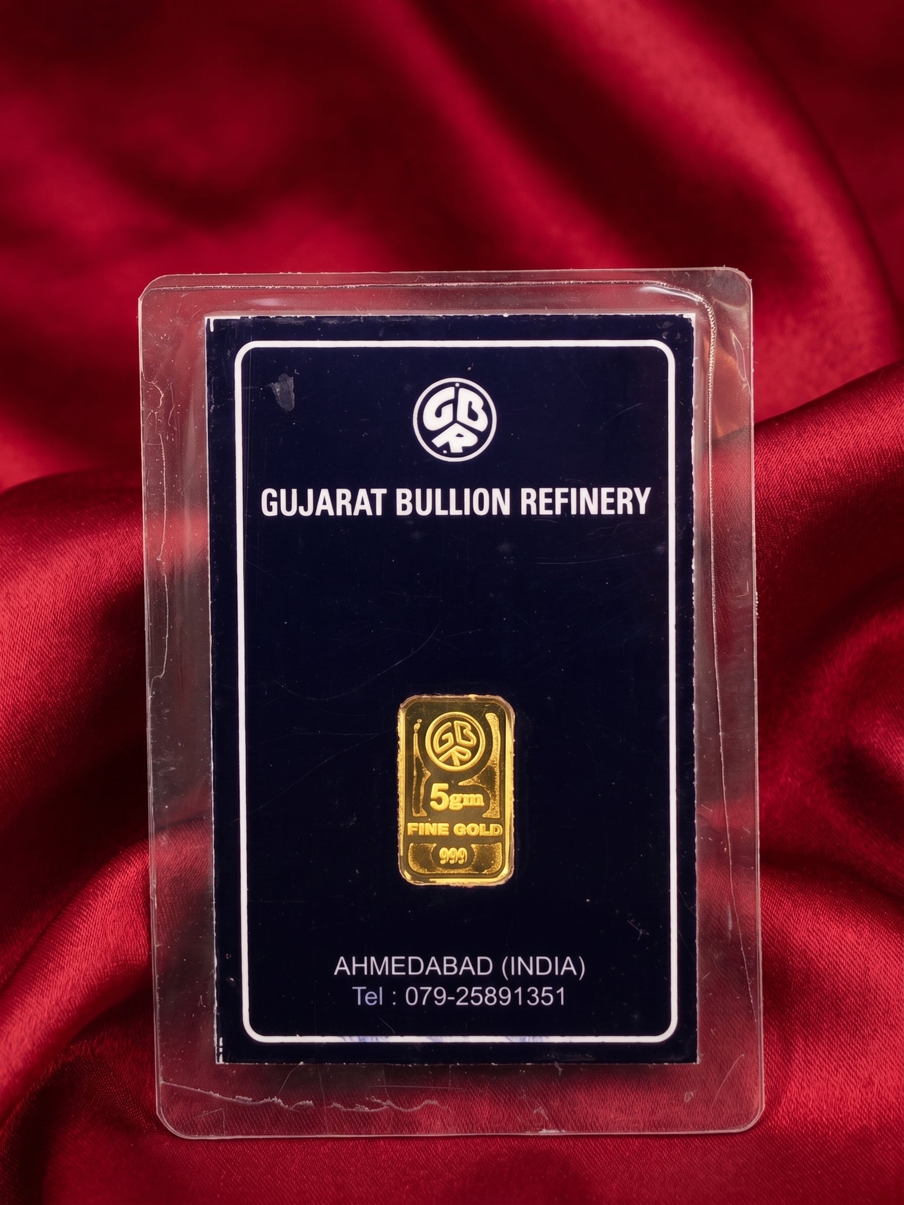 GBR Gujarat Bullion Refinery 999 Fine Gold Bar
