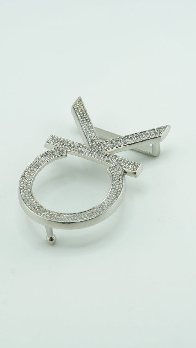 CK Name Silver Buckle belt - D KHUSHALBHAI JEWELLERS