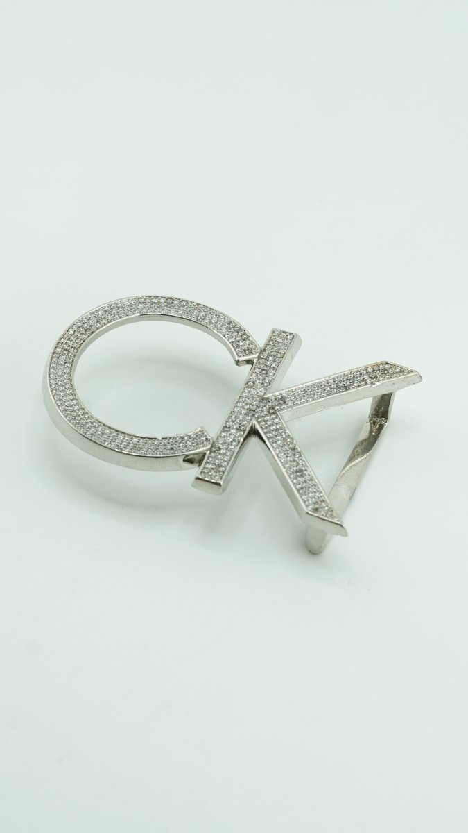 CK Name Silver Buckle belt - D KHUSHALBHAI JEWELLERS