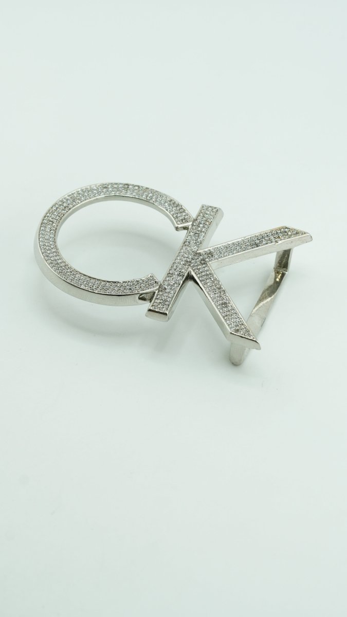 CK Name Silver Buckle belt - D KHUSHALBHAI JEWELLERS