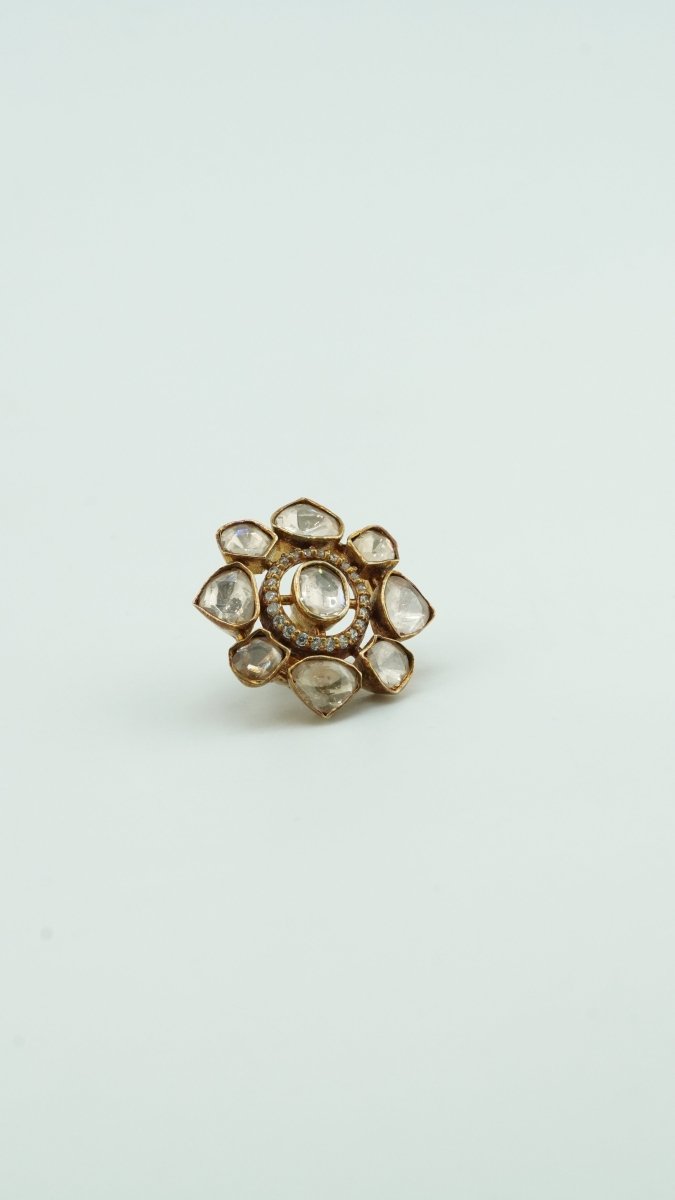Lotus Luxe Brooch - D KHUSHALBHAI JEWELLERS