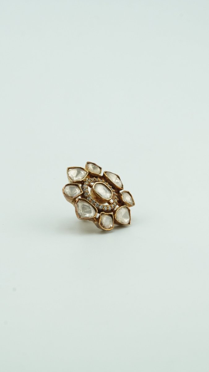 Lotus Luxe Brooch - D KHUSHALBHAI JEWELLERS