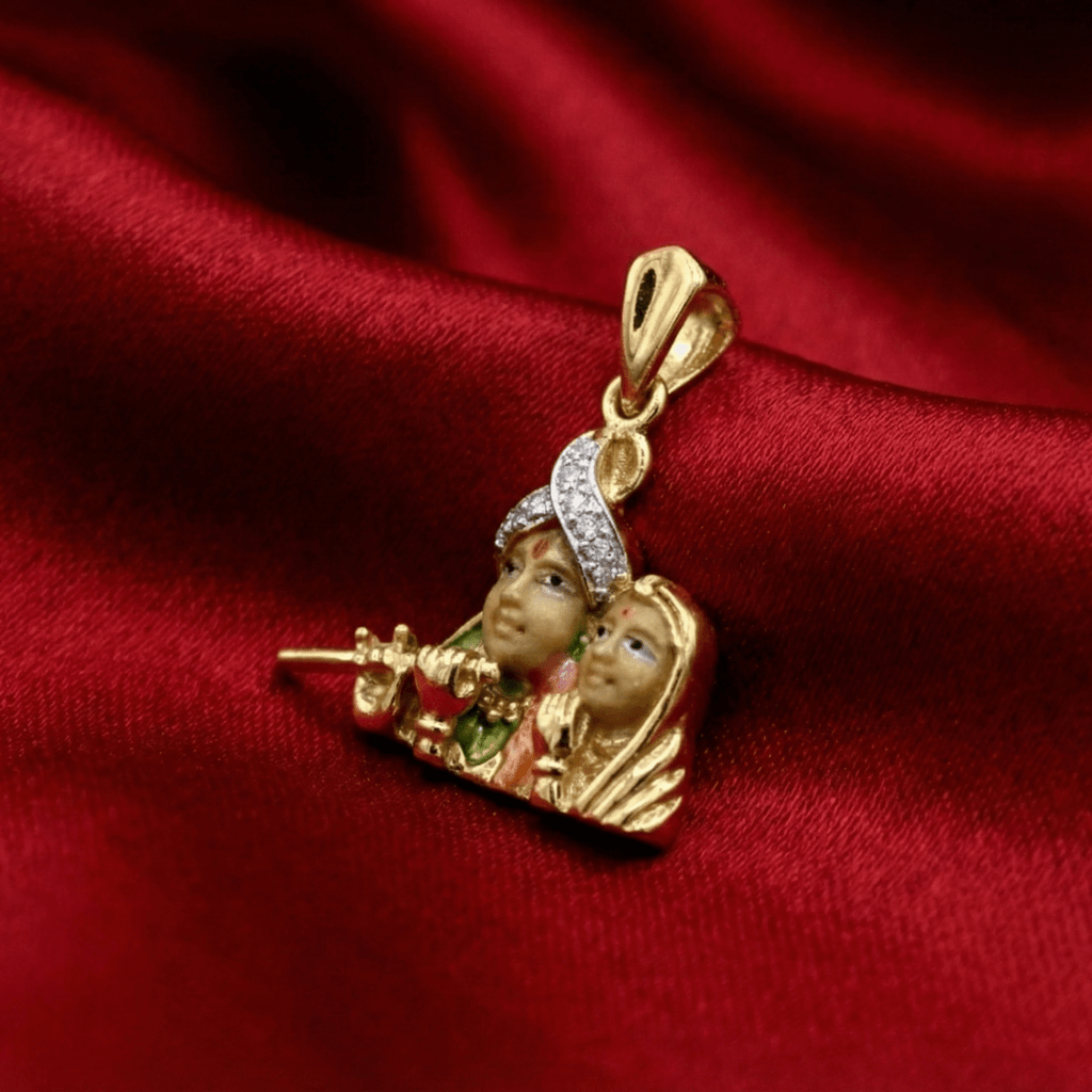 Radha Krishna Pendant - D KHUSHALBHAI JEWELLERS