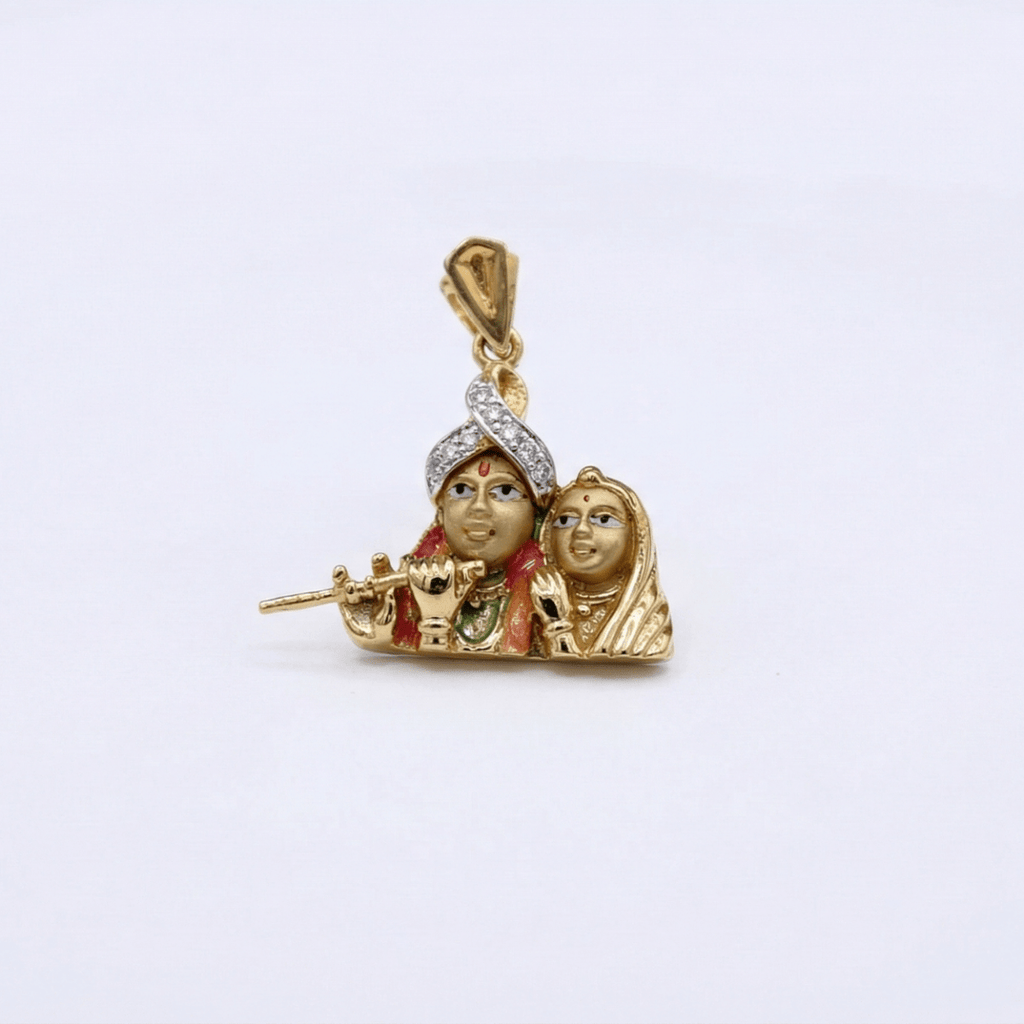 Radha Krishna Pendant - D KHUSHALBHAI JEWELLERS