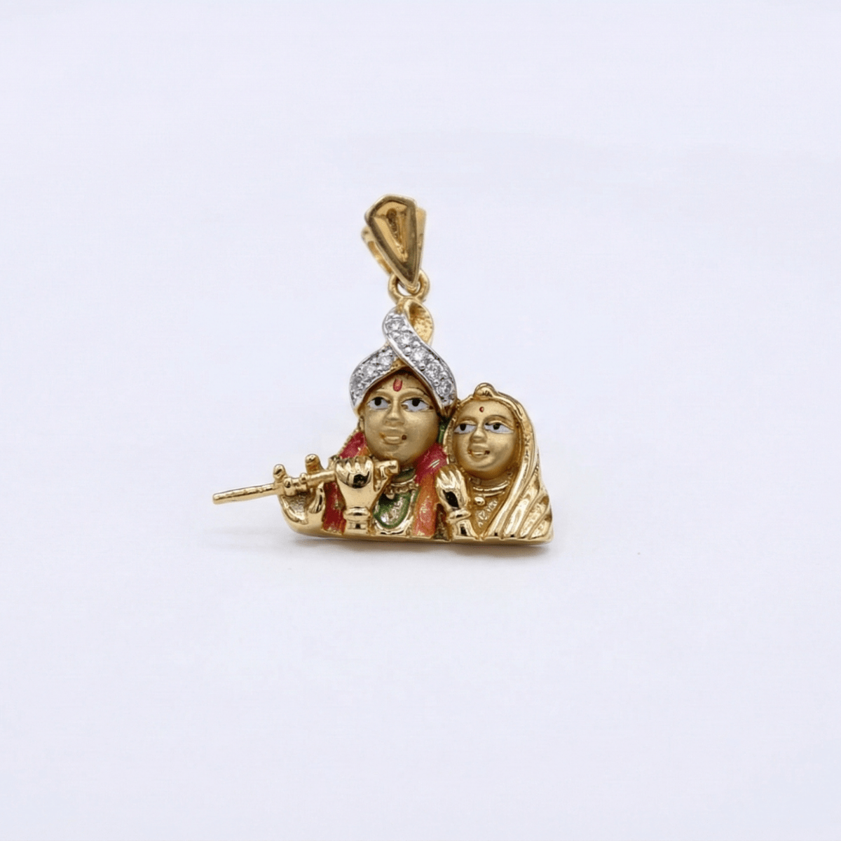 Radha Krishna Pendant - D KHUSHALBHAI JEWELLERS
