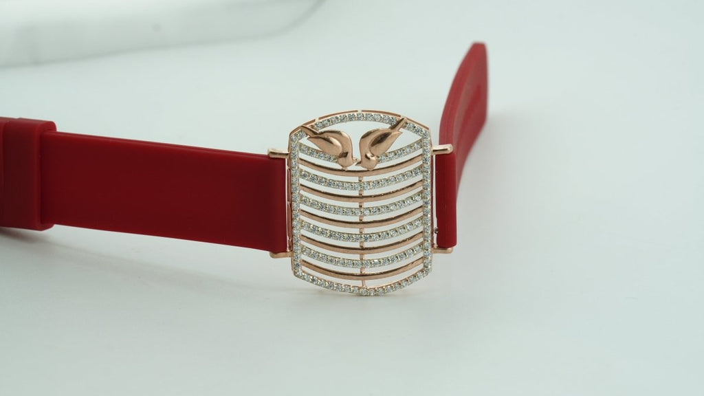Red Spark Watch Belt - D KHUSHALBHAI JEWELLERS