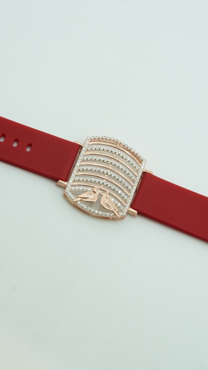 Red Spark Watch Belt - D KHUSHALBHAI JEWELLERS