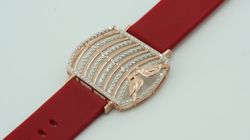Red Spark Watch Belt - D KHUSHALBHAI JEWELLERS