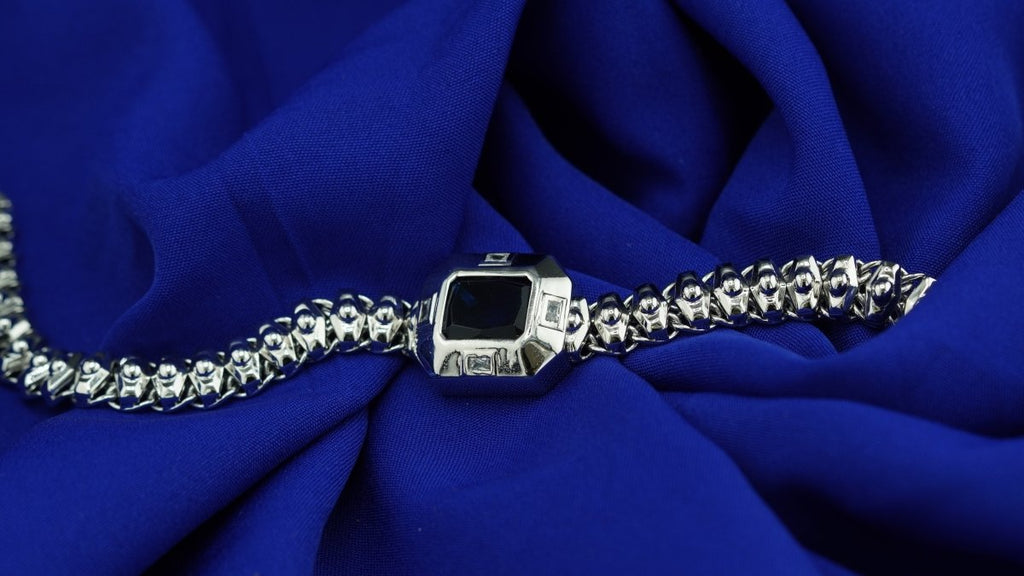 Sapphire King Bracelet - D KHUSHALBHAI JEWELLERS