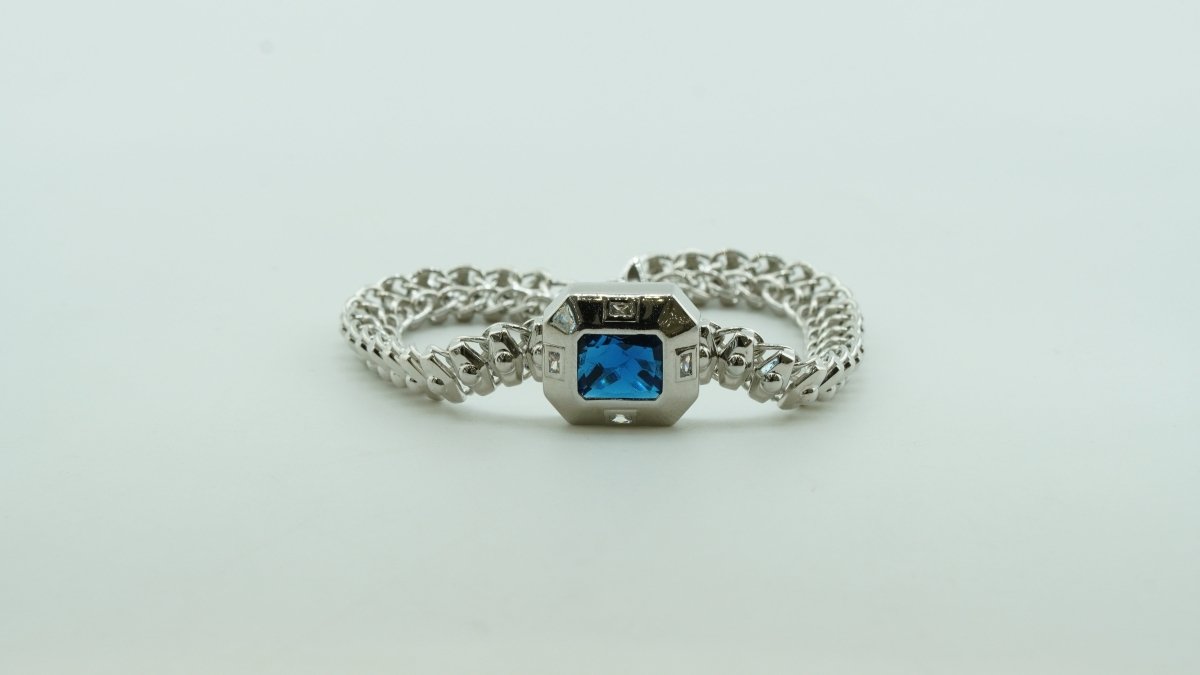 Sapphire King Bracelet - D KHUSHALBHAI JEWELLERS