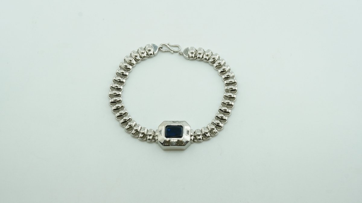Sapphire King Bracelet - D KHUSHALBHAI JEWELLERS
