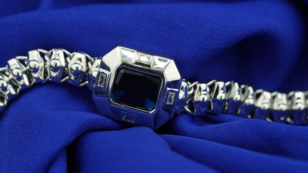 Sapphire King Bracelet - D KHUSHALBHAI JEWELLERS