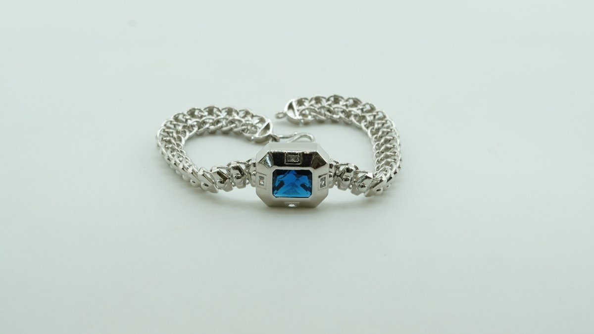 Sapphire King Bracelet - D KHUSHALBHAI JEWELLERS