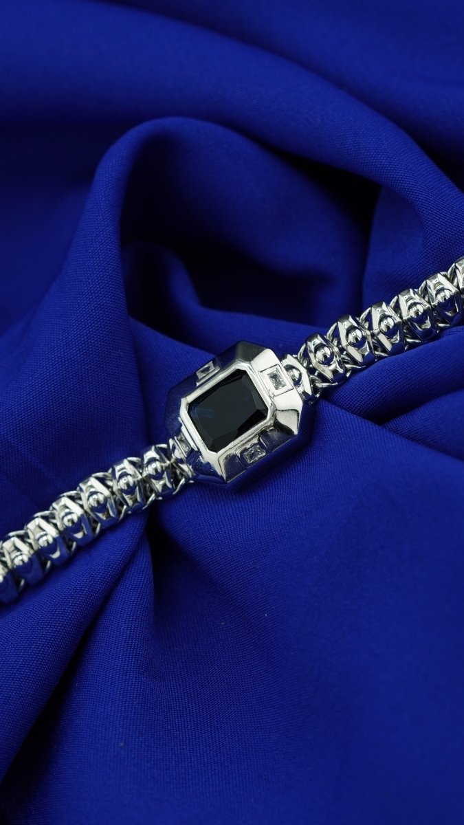 Sapphire King Bracelet - D KHUSHALBHAI JEWELLERS
