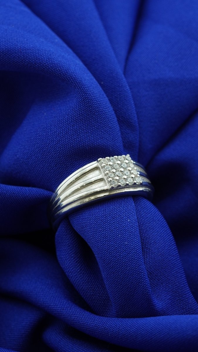 Silver Crown Ring - D KHUSHALBHAI JEWELLERS