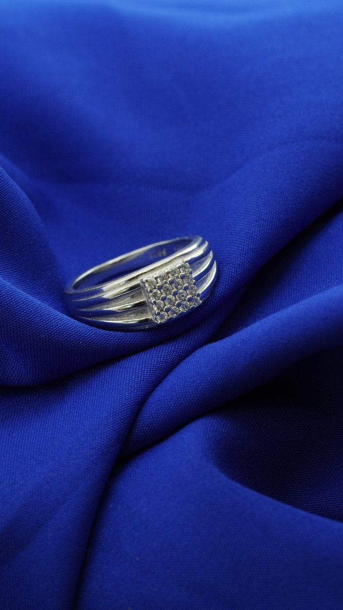 Silver Crown Ring - D KHUSHALBHAI JEWELLERS