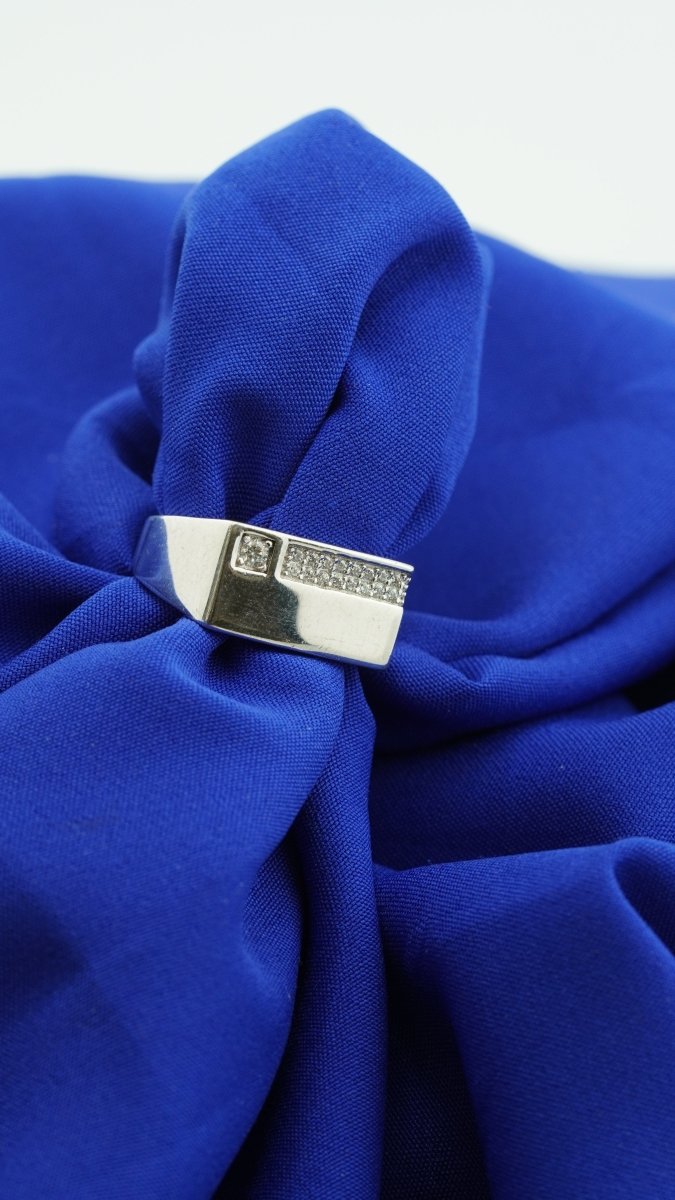 Silver Edge Ring - D KHUSHALBHAI JEWELLERS