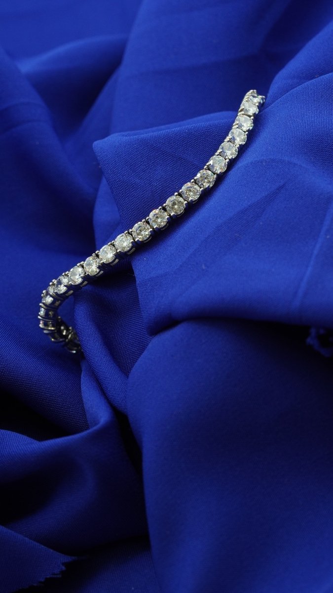 Silver Line Bracelet - D KHUSHALBHAI JEWELLERS