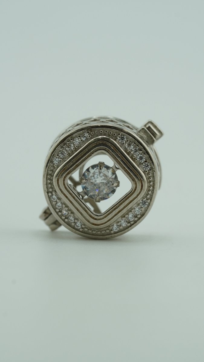 Silver Orbit Brooch - D KHUSHALBHAI JEWELLERS