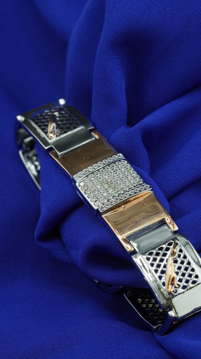 Silver Panther Vein Bracelet - D KHUSHALBHAI JEWELLERS
