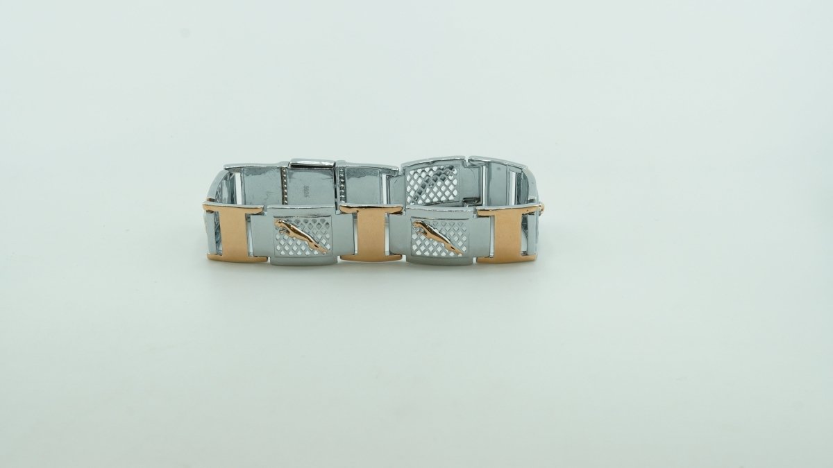 Silver Panther Vein Bracelet - D KHUSHALBHAI JEWELLERS