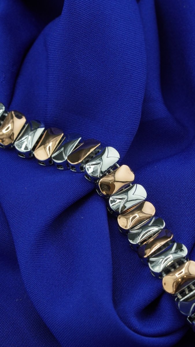 Silver Rose Bracelet - D KHUSHALBHAI JEWELLERS