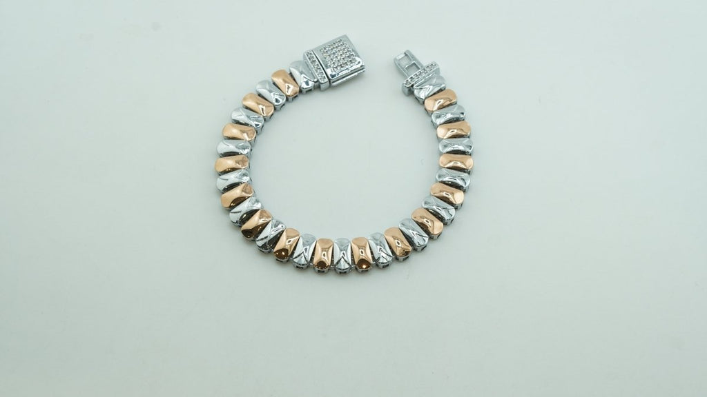 Silver Rose Bracelet - D KHUSHALBHAI JEWELLERS