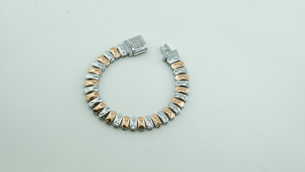 Silver Rose Bracelet - D KHUSHALBHAI JEWELLERS