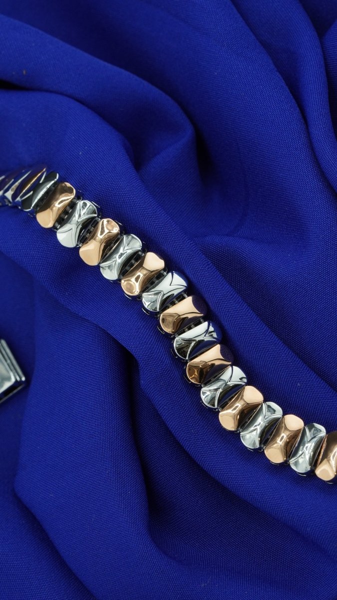 Silver Rose Bracelet - D KHUSHALBHAI JEWELLERS