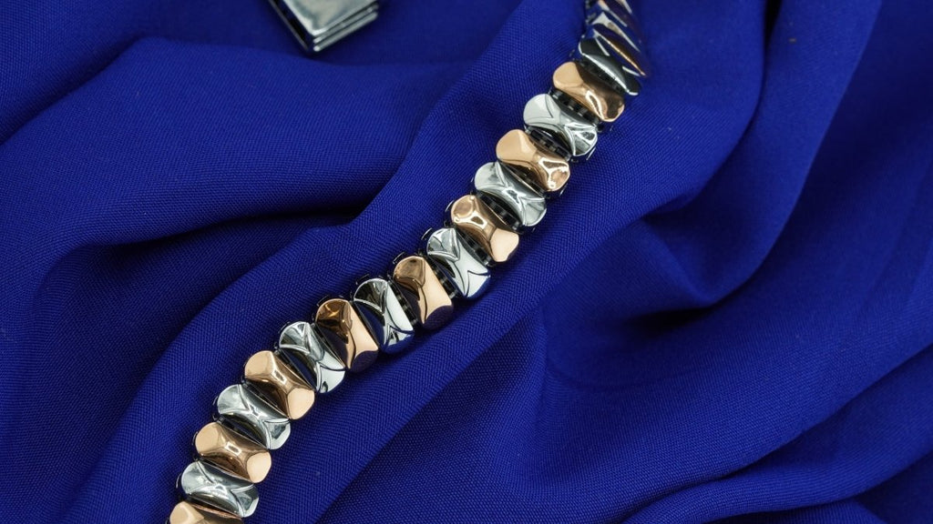 Silver Rose Bracelet - D KHUSHALBHAI JEWELLERS