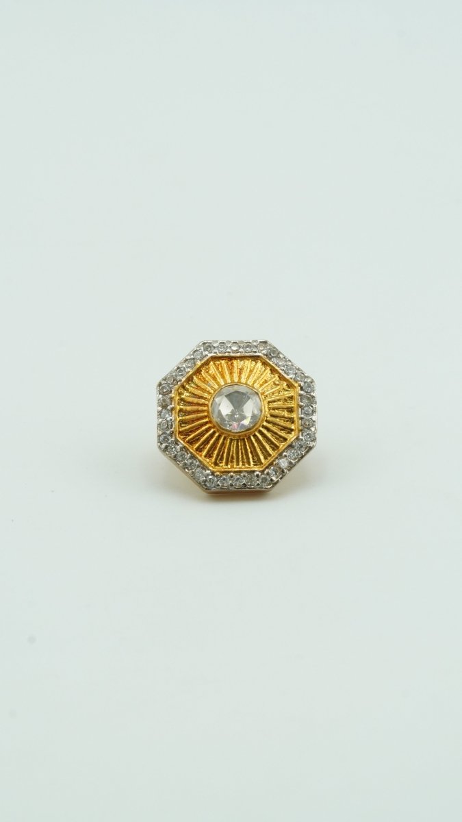 Silver Sunray Brooch - D KHUSHALBHAI JEWELLERS