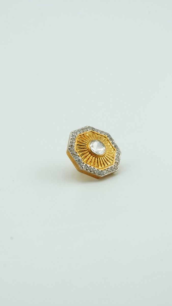 Silver Sunray Brooch - D KHUSHALBHAI JEWELLERS