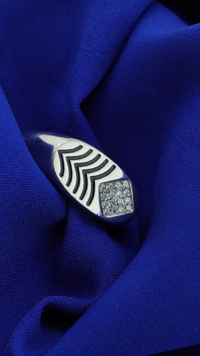 Silver Wave Ring - D KHUSHALBHAI JEWELLERS