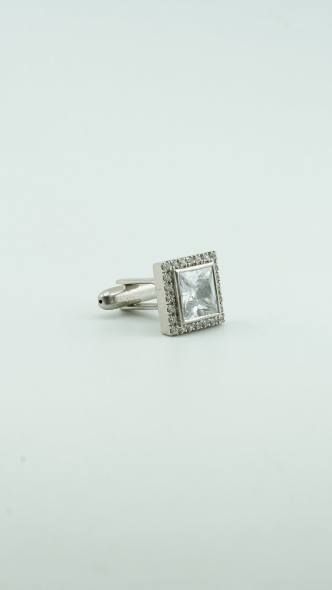 Square Stone Cufflinks - D KHUSHALBHAI JEWELLERS