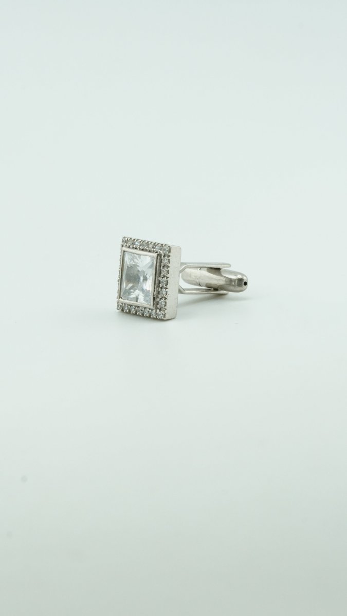 Square Stone Cufflinks - D KHUSHALBHAI JEWELLERS