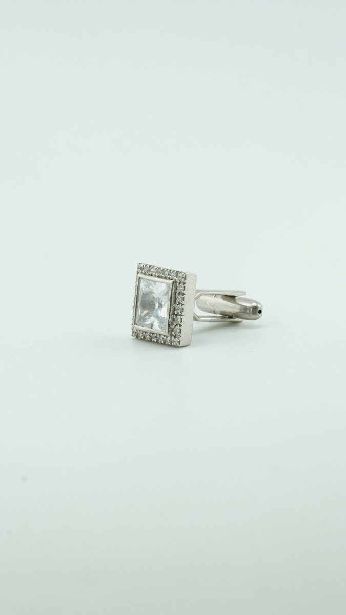 Square Stone Cufflinks - D KHUSHALBHAI JEWELLERS
