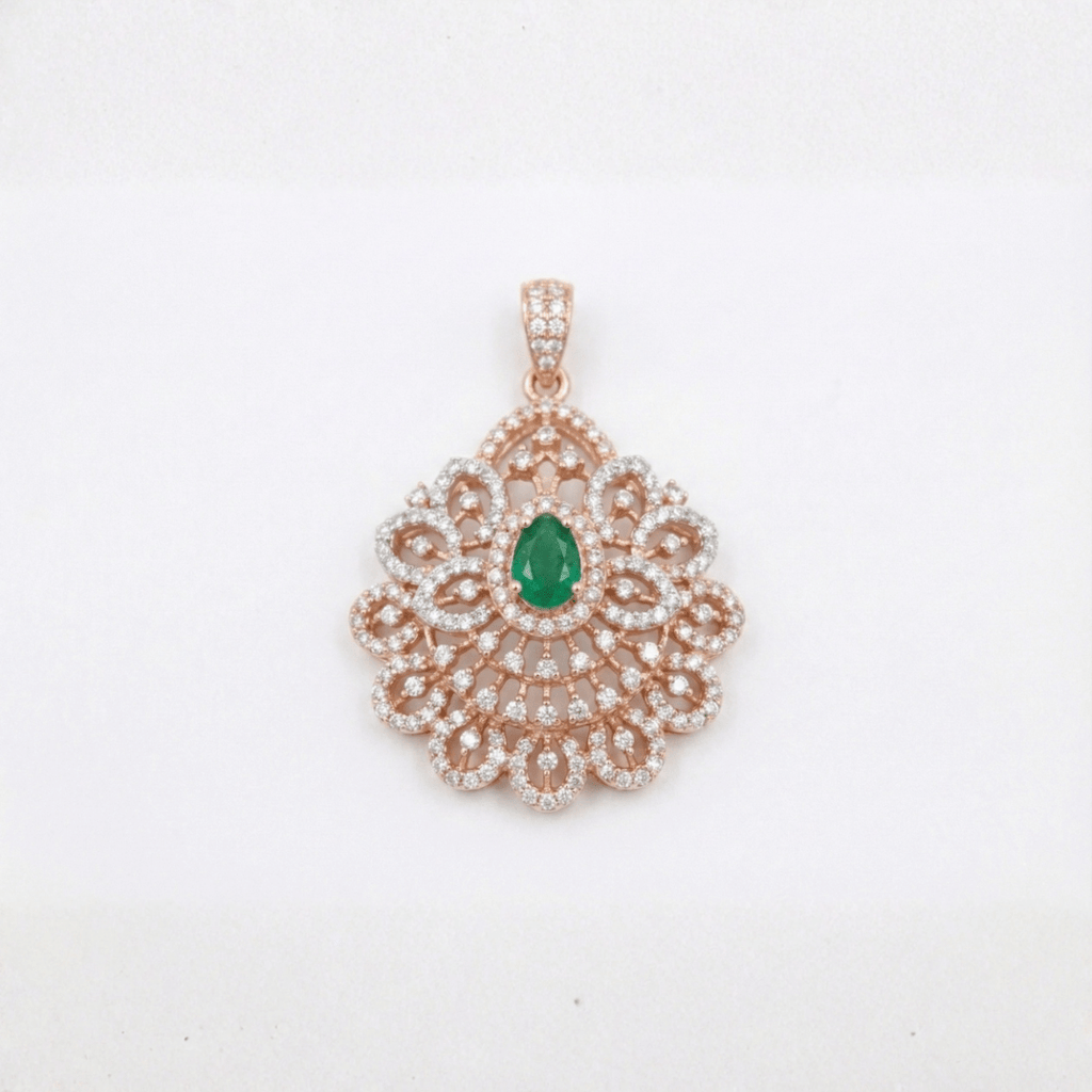The Emerald Pendant - D KHUSHALBHAI JEWELLERS