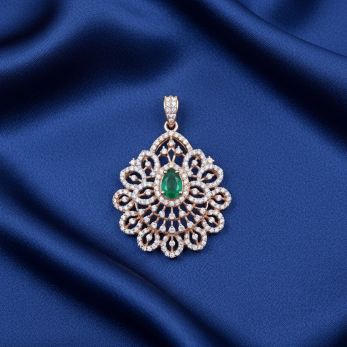 The Emerald Pendant - D KHUSHALBHAI JEWELLERS